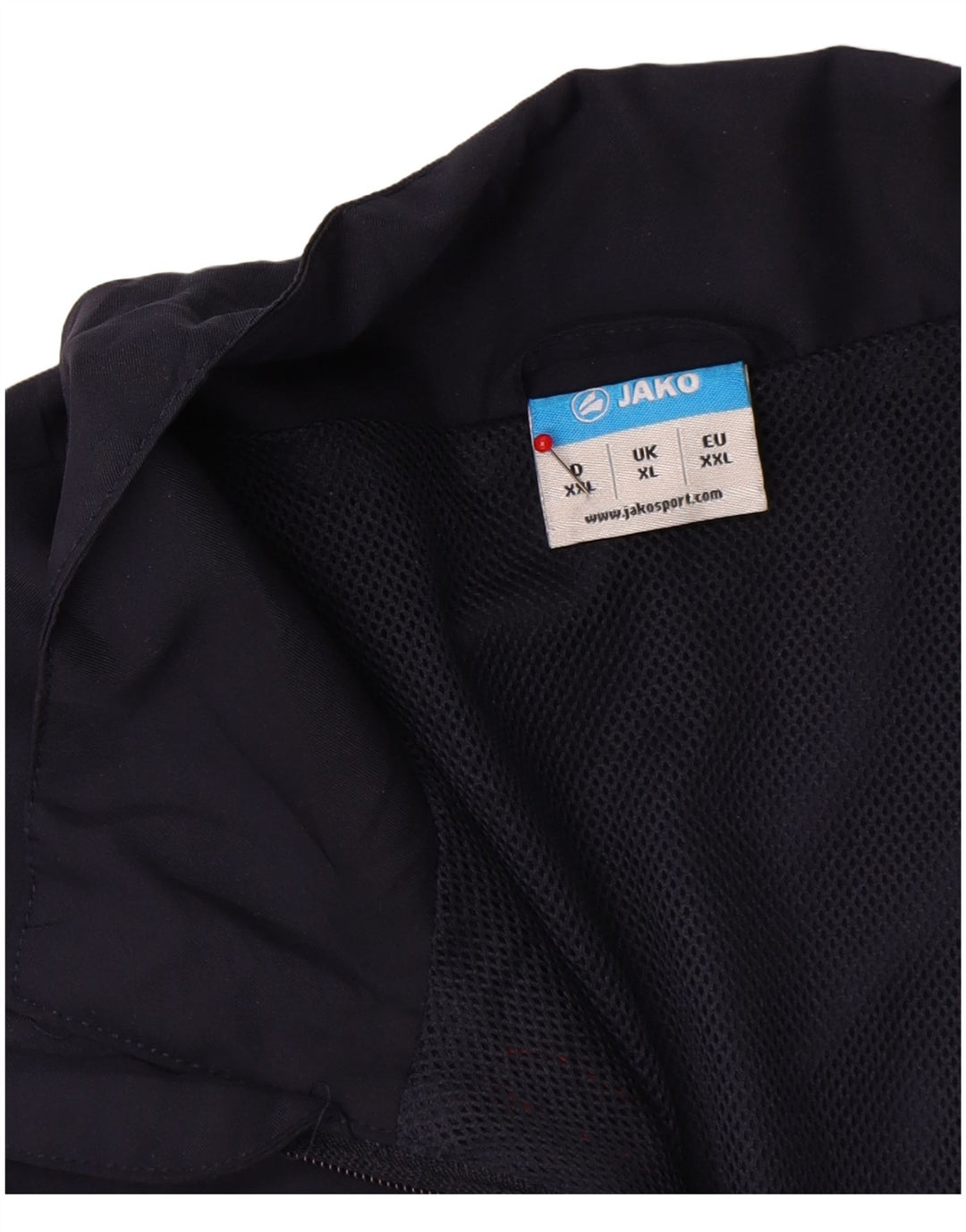 Jako Herren-Trainingsanzugoberteil, XL, Marineblau, Farbblock-Polyester