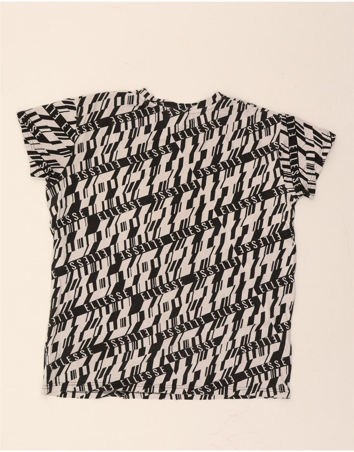 ELLESSE Mens Graphic T-Shirt Top Small White Cotton Vintage Ellesse and Second-Hand Ellesse from Messina Hembry 