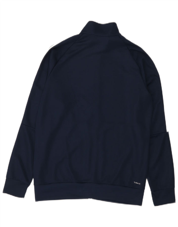 Adidas Jungen Climalite Trainingsanzug Top Jacke 13-14 Jahre Marineblau Polyester