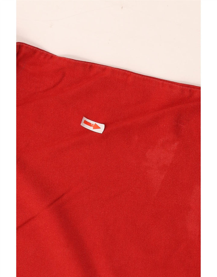 Adidas Herren T-Shirt Top Große rote Baumwolle