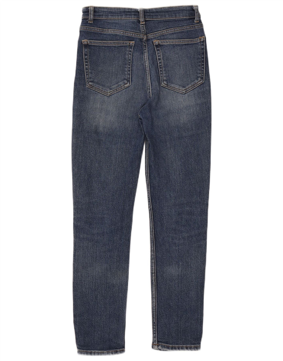 ZARA Damen Slim Jeans EU 36 XS W26 L27 Blau