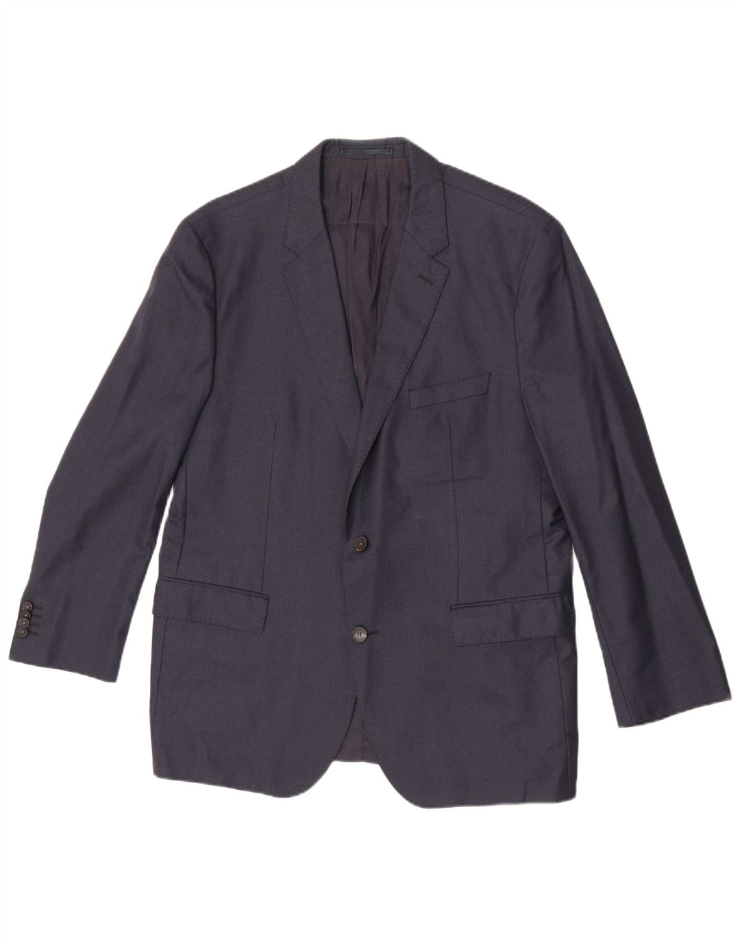 Hugo Boss Herren-Blazer mit 2 Knöpfen, EU 54, 2XL, marineblaue Wolle