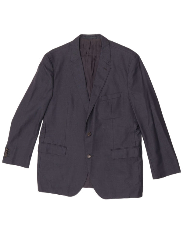 Hugo Boss Herren-Blazer mit 2 Knöpfen, EU 54, 2XL, marineblaue Wolle
