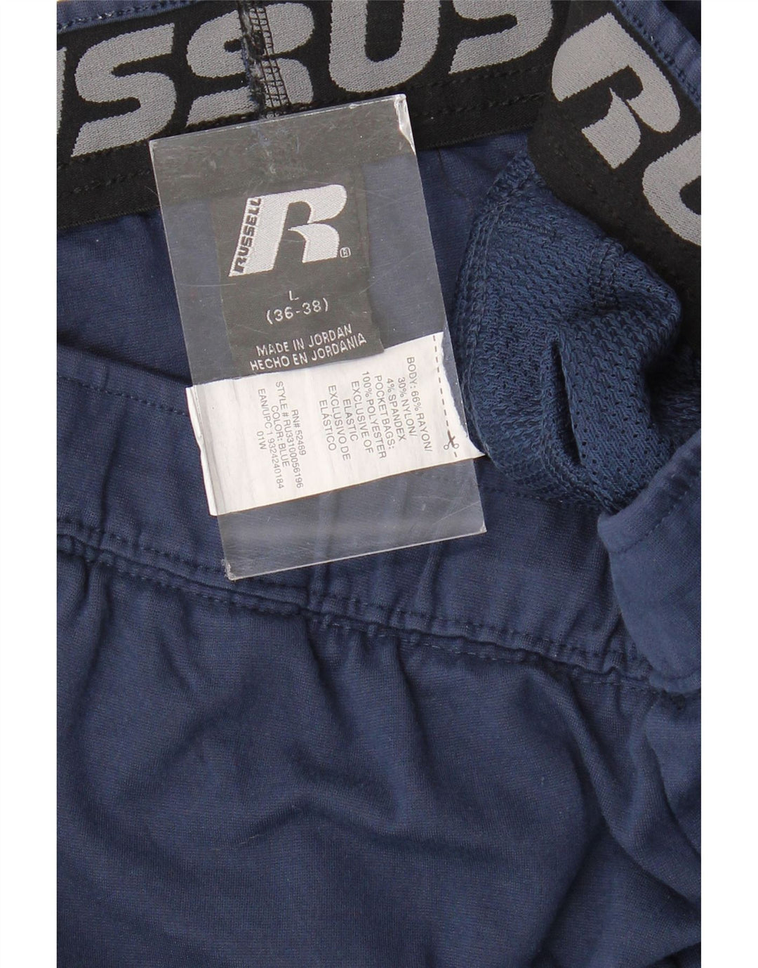 RUSSELL ATHLETIC Herren-Trainingshose, groß, Marineblau, Viskose