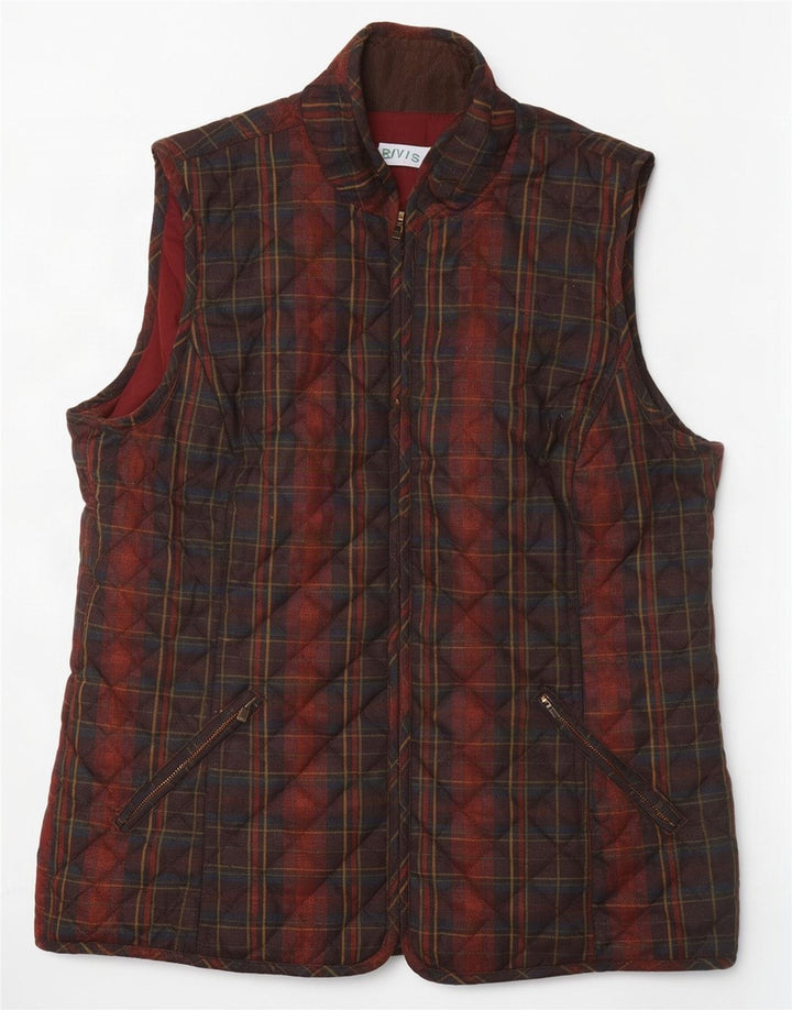 Orvis Steppweste für Damen, UK 14, mittelgroß, mehrfarbig, kariert, Polyester