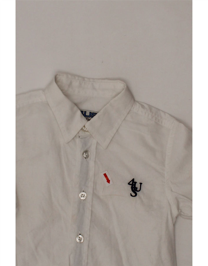 CESARE PACIOTTI 4US Baby-Jungen-Shirt, 9–12 Monate, weiße Baumwolle