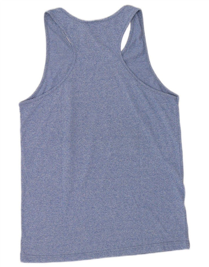 Asics Herren Graphic Vest Top XL Blaue Baumwolle