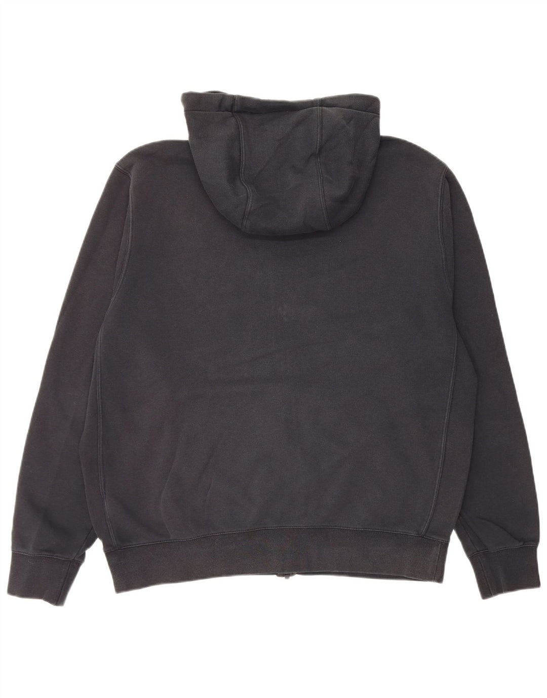 Nike Herren-Kapuzenpullover mit Reißverschluss, groß, aus schwarzer Baumwolle