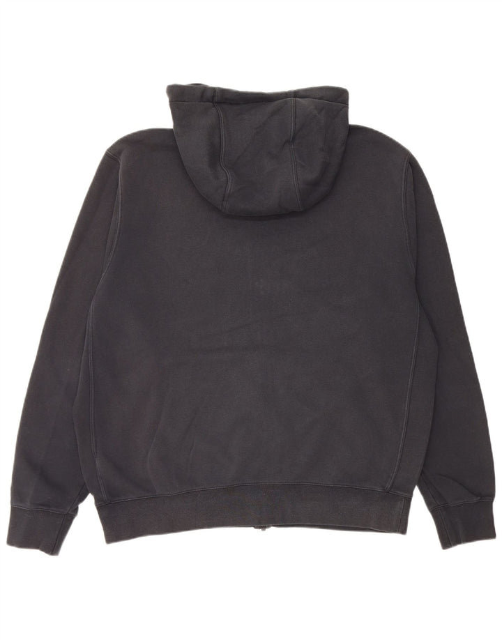 Nike Herren-Kapuzenpullover mit Reißverschluss, groß, aus schwarzer Baumwolle