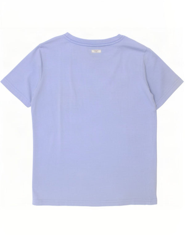 Puma Jungen T-Shirt mit Grafik, 7–8 Jahre, Größe S, blaue Baumwolle