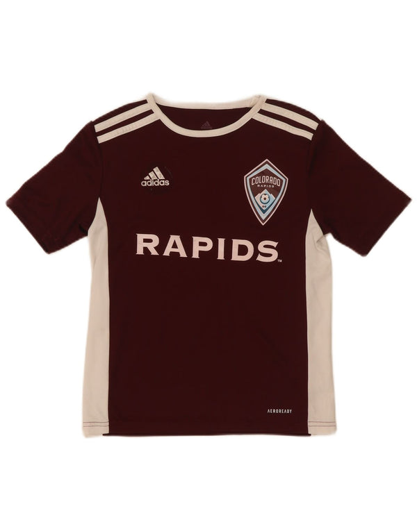 Adidas Colorado Rapids Graphic T-Shirt für Jungen, 9–10 Jahre, Kastanienbraun