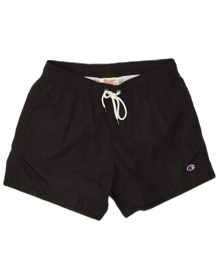 Champion Herren Badeshorts Medium Schwarz Polyester