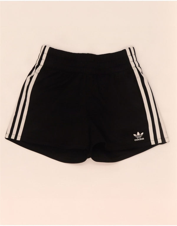 Adidas Damen Sportshorts UK 6 XS Schwarz Polyester