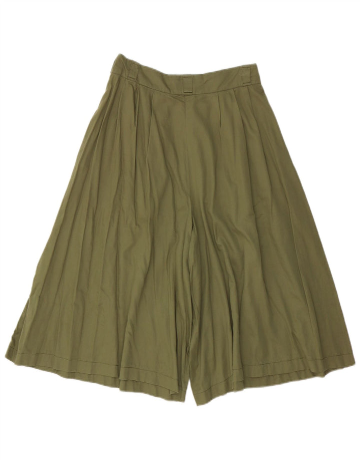 Vintage Damen Cullotes Casual Shorts W26 Small Grün