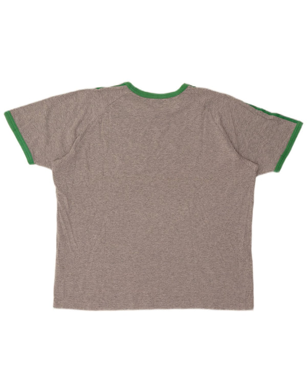 Adidas Herren T-Shirt Top XL Grau Baumwolle