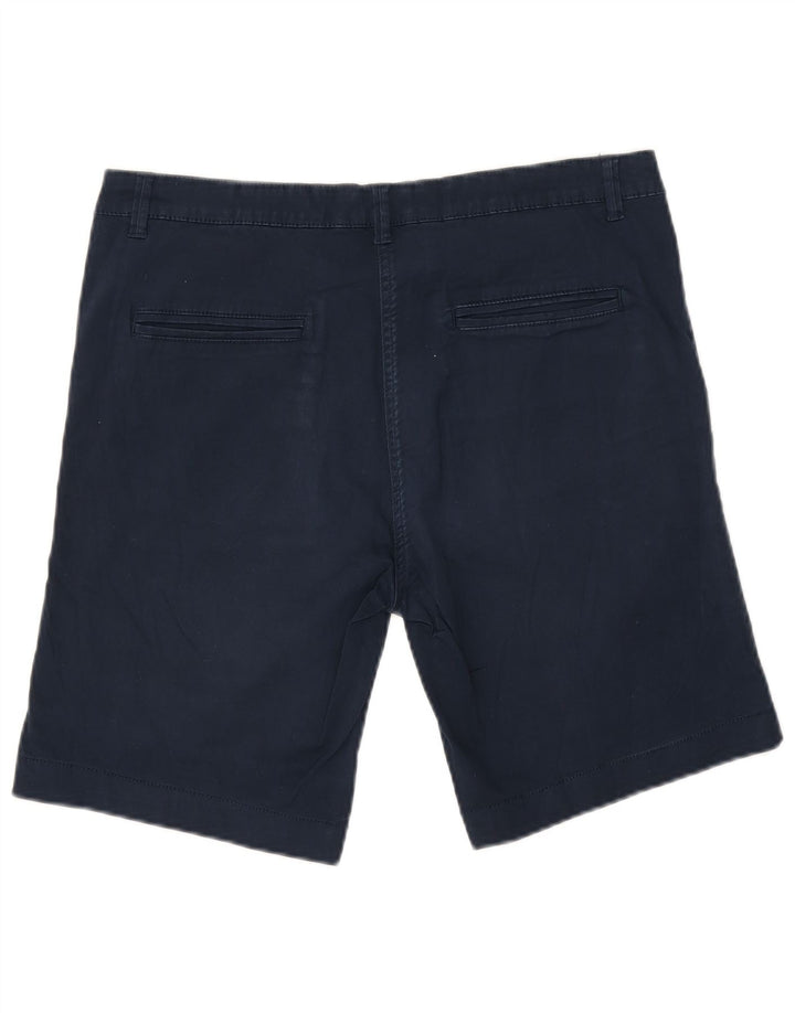 Dack's Damen-Chinoshorts mit normaler Passform, Größe 46, Größe L W34, marineblaue Baumwolle