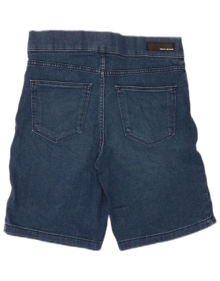 DKNY Damen Denim-Shorts, Größe S, W30, Blau