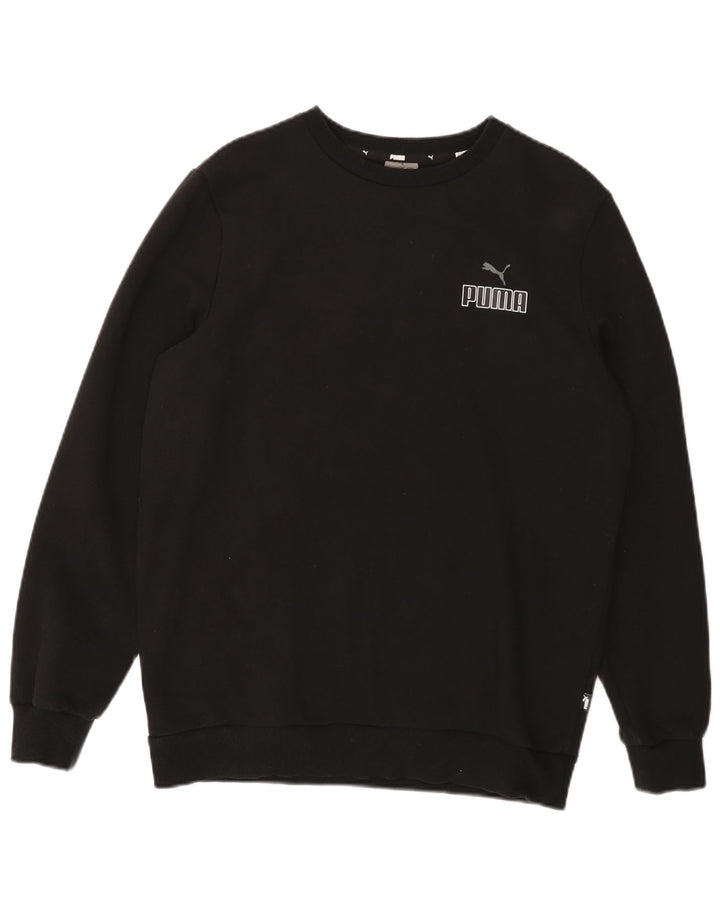 PUMA Herren Sweatshirt Pullover Medium Schwarz Baumwolle