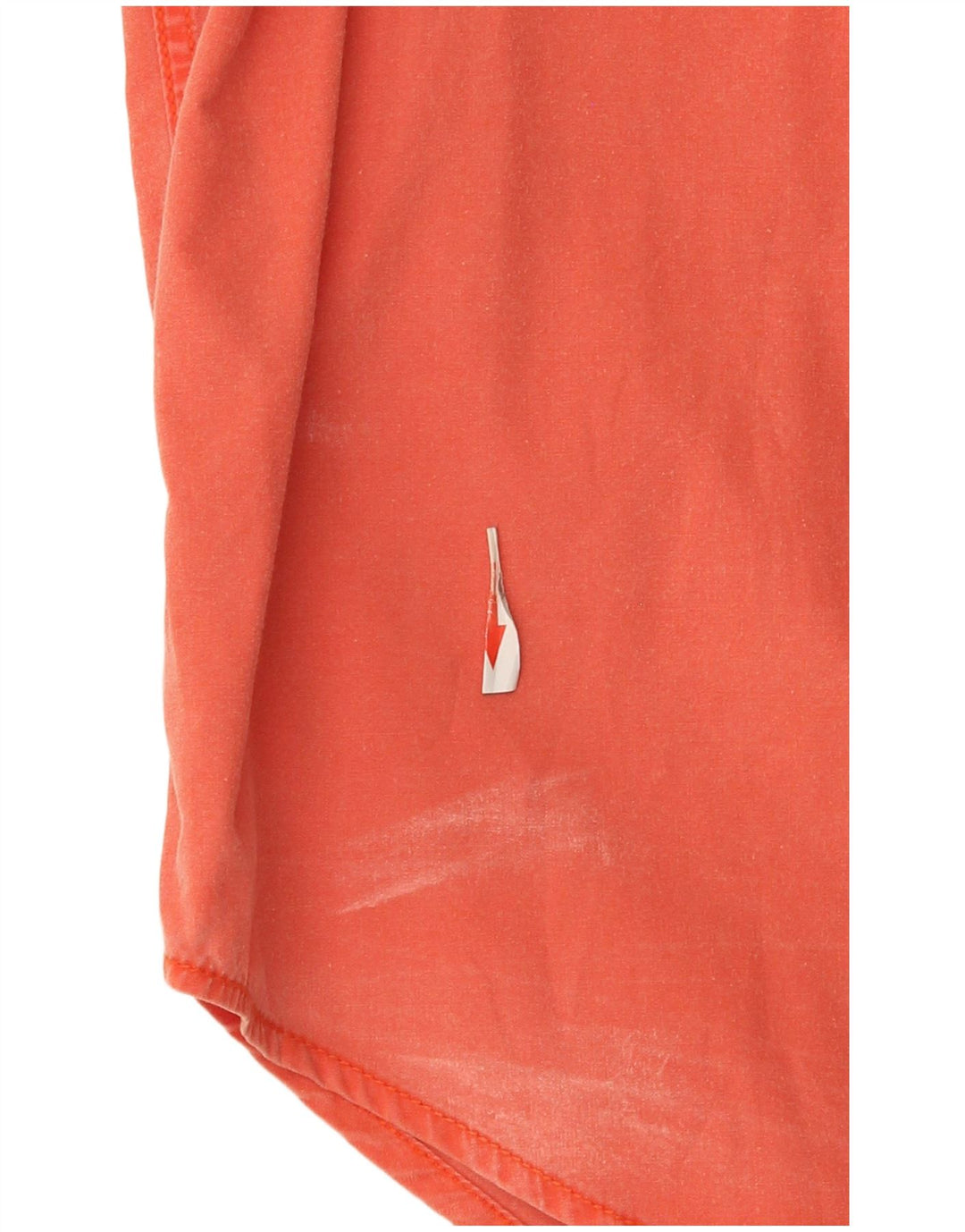 Wrangler Herren Kurzarmhemd XL Orange Baumwolle