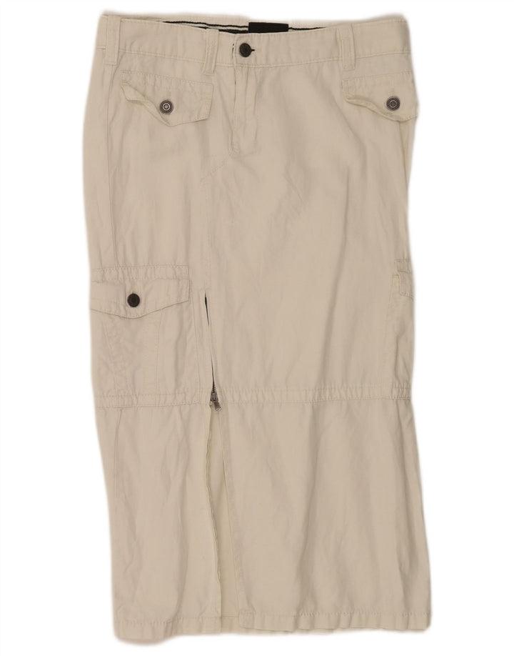 Calvin Klein Damen Cargorock W30 Mittelweiß