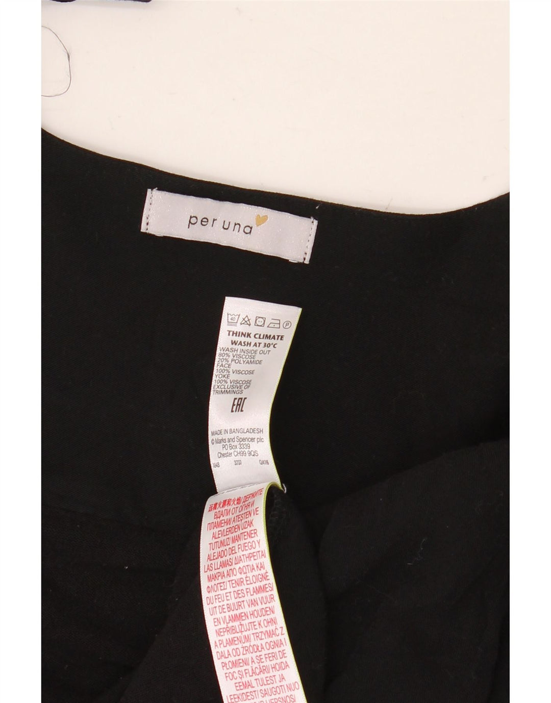 Marks & Spencer Damen Per Una Cardigan Top UK 12 Mittelschwarze Viskose