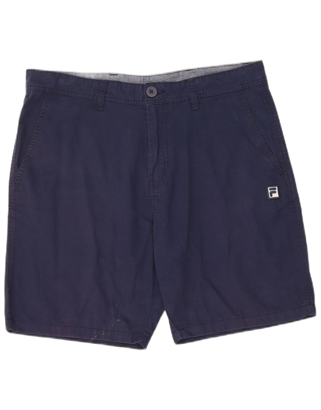 Fila Herren Chino-Shorts, groß, W34, marineblaue Baumwolle