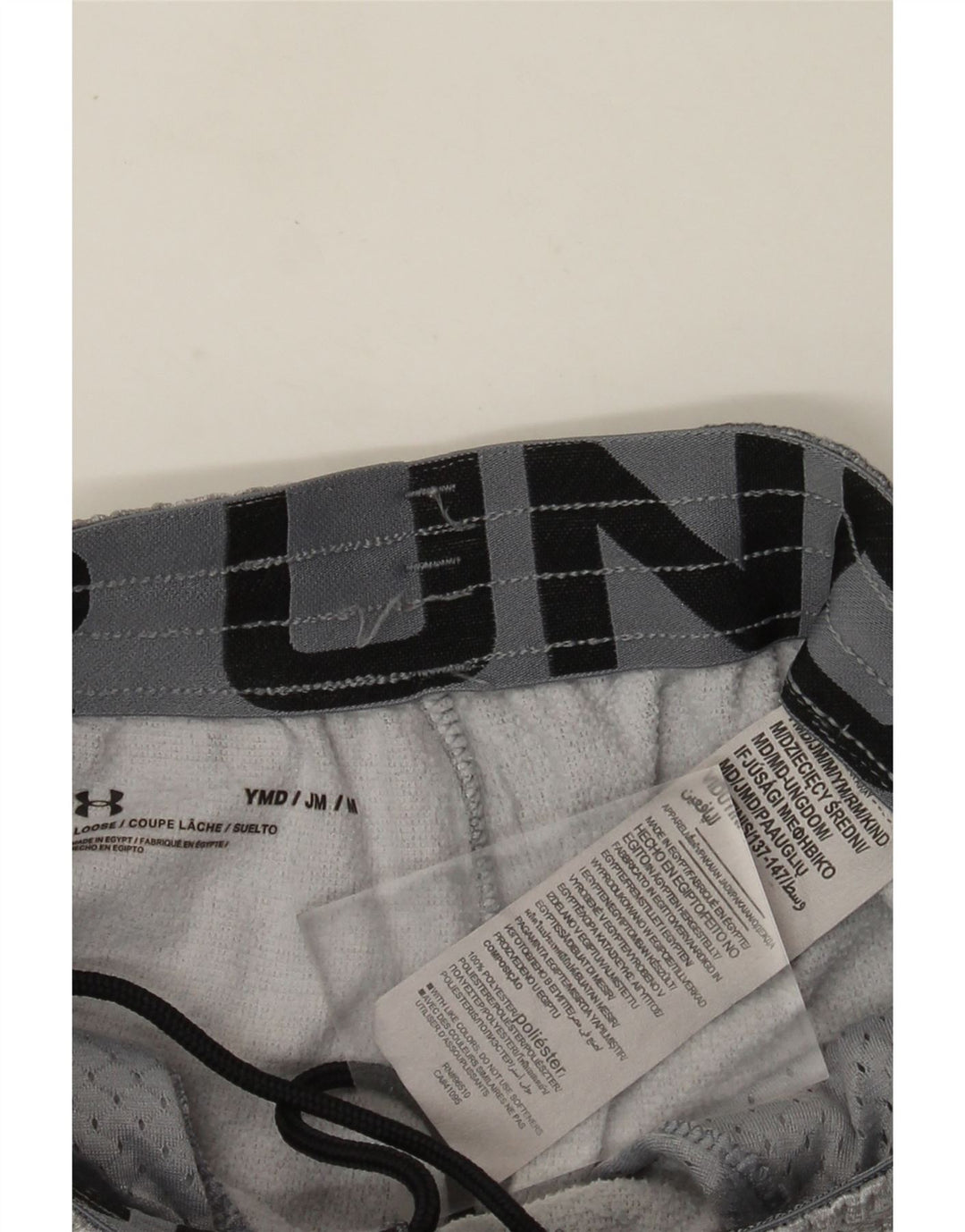 Under Armour Jungen Graphic Sport Shorts 9–10 Jahre Mittelgrau meliert
