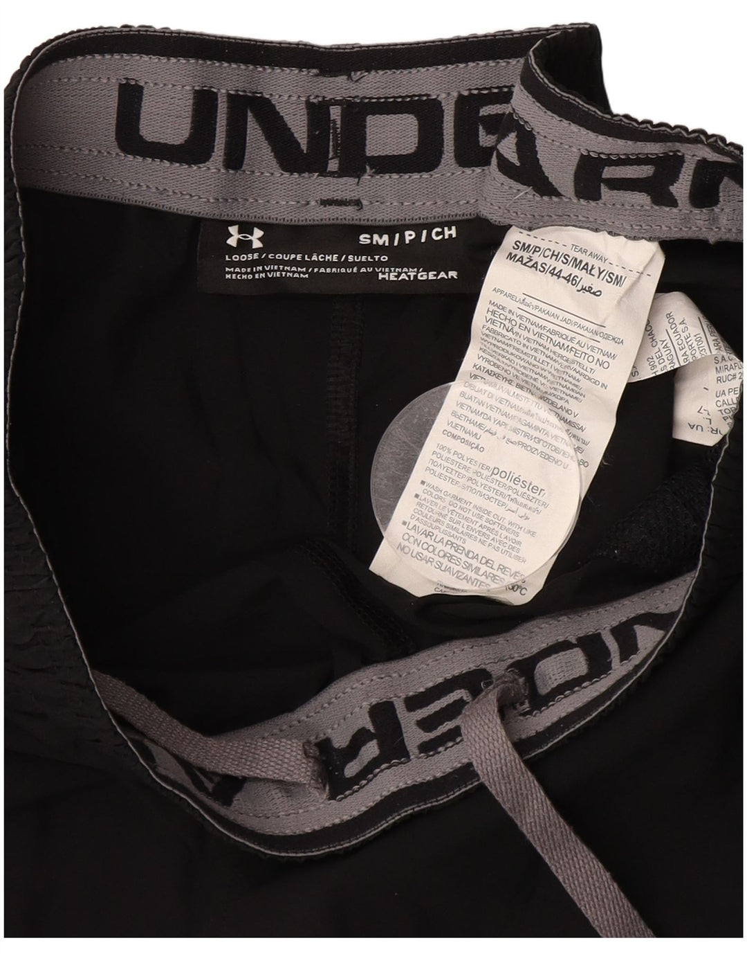 Under Armour Herren Graphic Loose Fit Sportshorts Small Schwarz Polyester