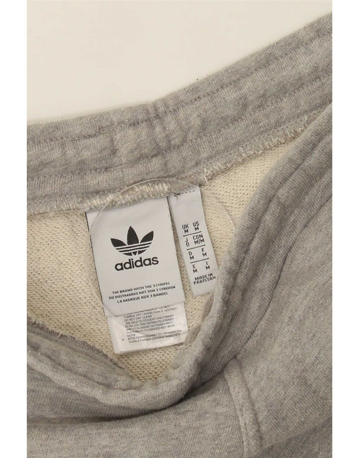 Adidas Herren Sportshorts mittelgraue Baumwolle