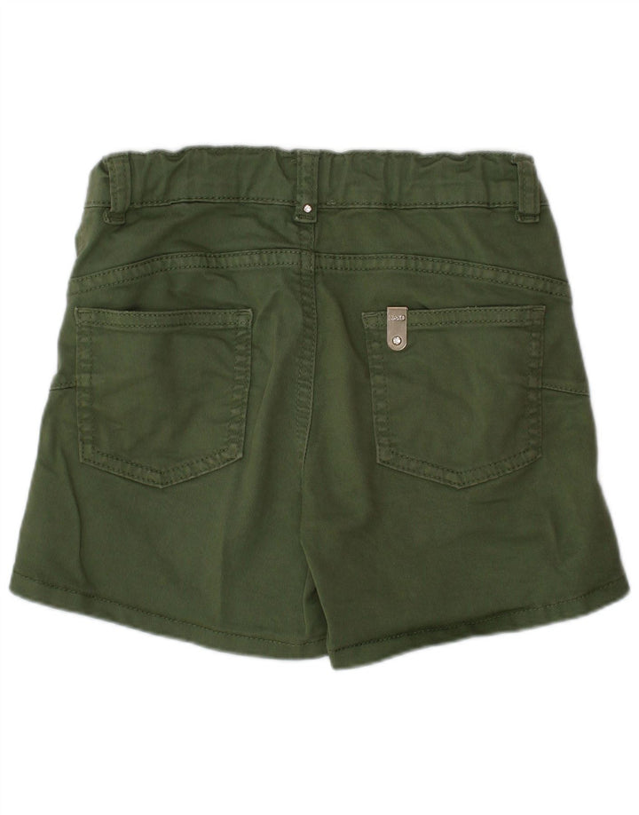 LIU JO Girls Denim Shorts 6-7 Years W24  Green Polyester