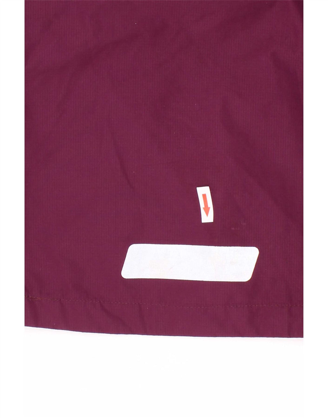 Berghaus Mädchen-Regenjacke mit Kapuze, 5–6 Jahre, kastanienbraunes Farbblock-Polyester