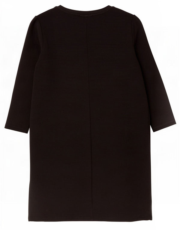 Zara Damen Trafaluc 3/4-Ärmel-Etuikleid UK 12 Medium Schwarz