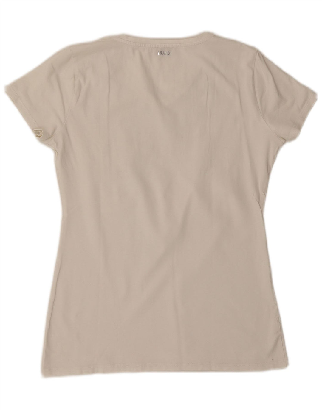 LIU JO Damen Milano T-Shirt Top UK 12 Medium Weiß
