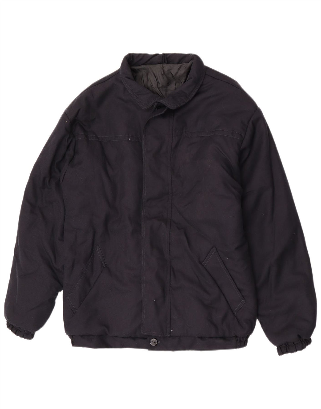 Vintage Herren Bomberjacke UK 42 XL Marineblau