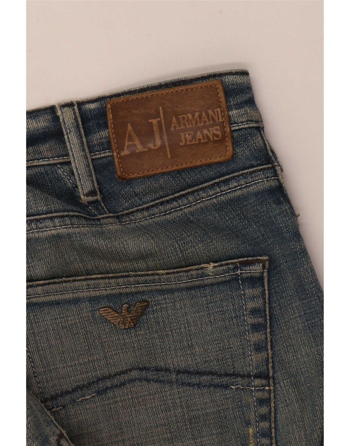 Armani Herren Slim Jeans W30 L32 Blaue Baumwolle