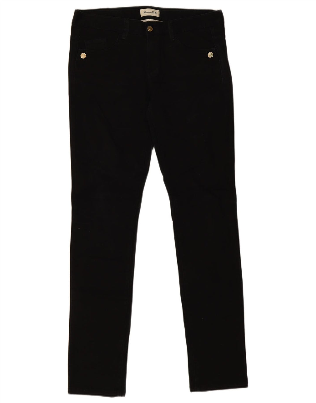 MASSIMO DUTTI Damen Skinny Jeans EU 40 Medium W30 L32 Schwarz