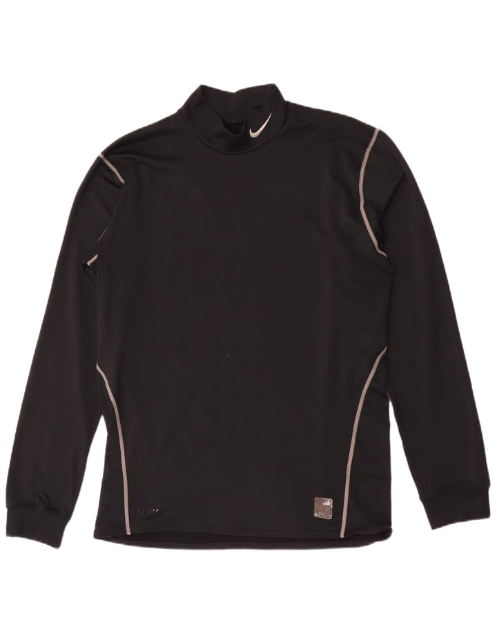 Nike Herren Dri Fit Top Langarm Large Schwarz