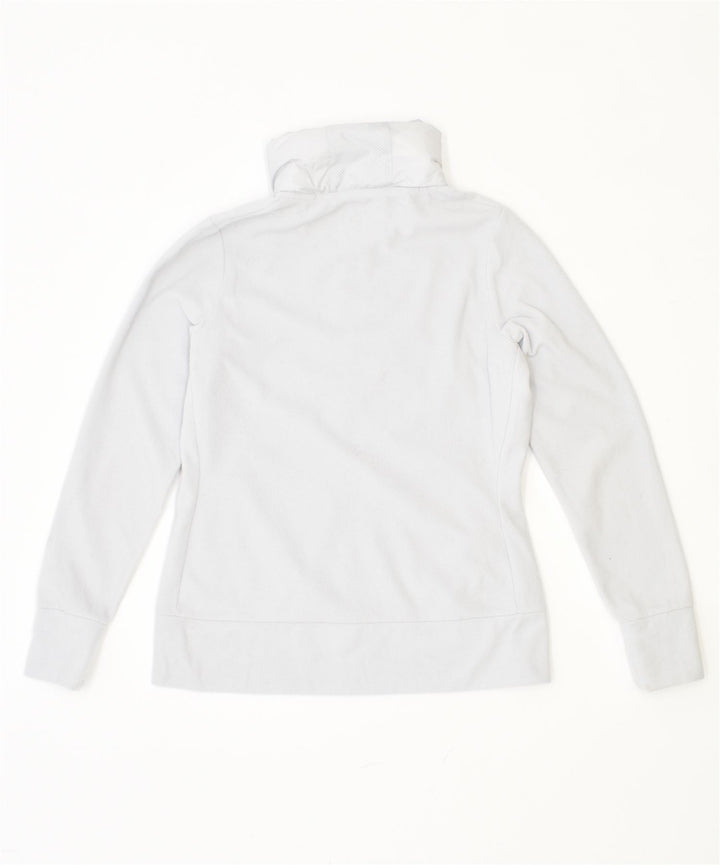 NIKE Damen Therma Fit Fleecejacke UK 14 Large Grau Polyester