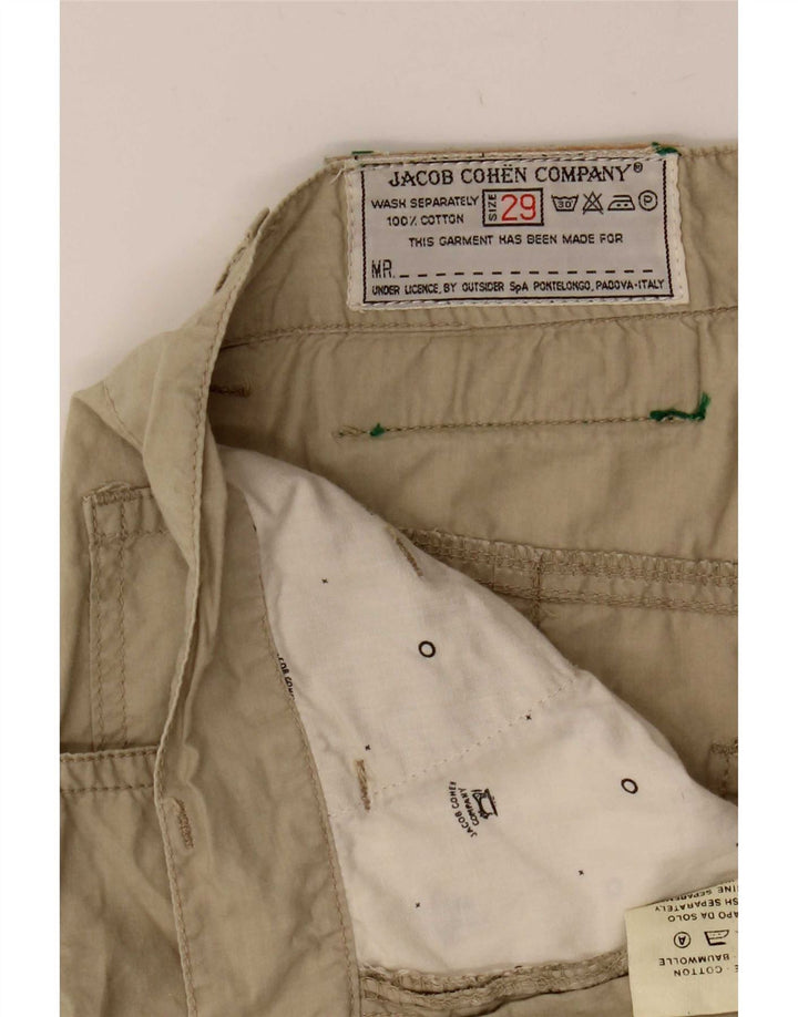 Jacob Cohen Damen Cargorock Medium W29 Beige Baumwolle