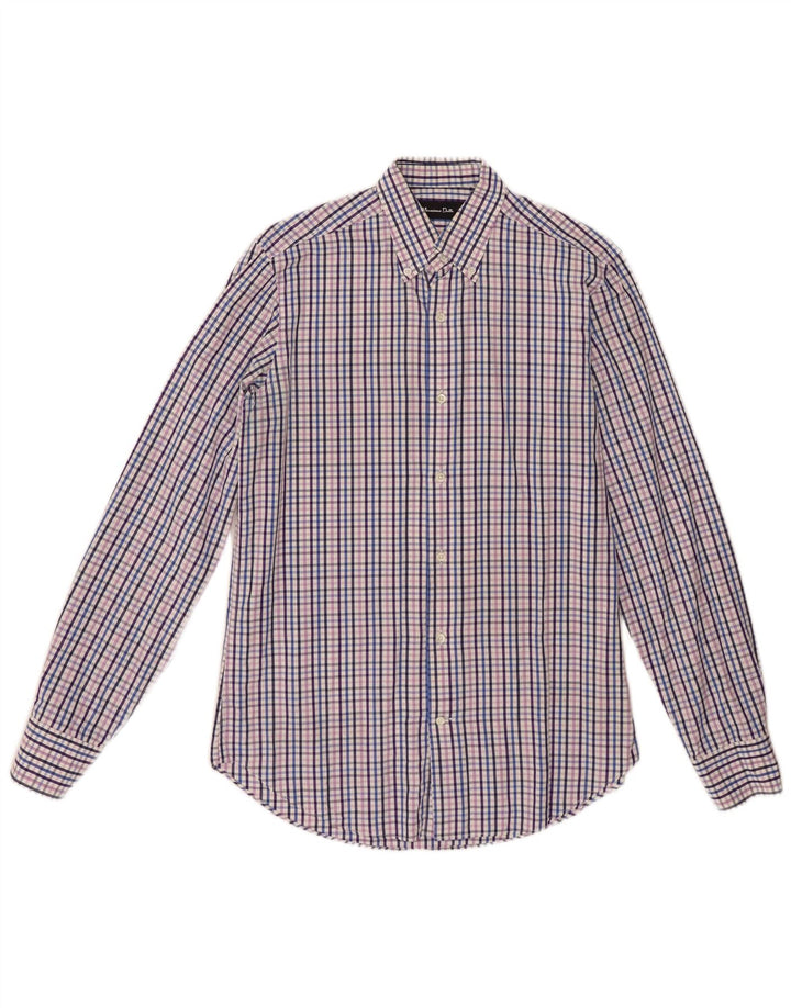 Massimo Dutti Herrenhemd Größe 38 15 Medium Mehrfarbig kariert