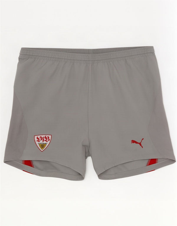 Puma Herren VfB Stuttgart Sportshorts, groß, Grau, Farbblock