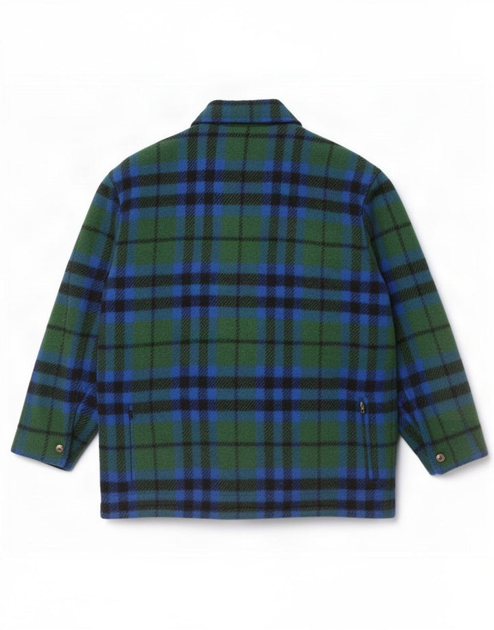 Les Copains Herren-Utility-Jacke IT 52 XL grün kariert
