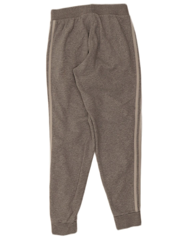 Adidas Herren-Trainingshose, Jogginghose, klein, grau gefleckte Baumwolle