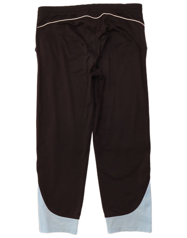 ADIDAS Herren-Trainingshose 2XL, schwarzes Colourblock-Polyester