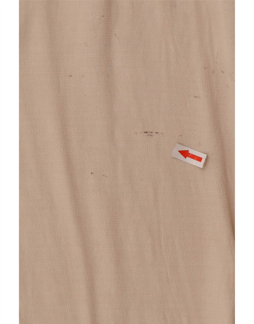 Zara Damen Übergroßes Tunika-Oberteil UK 10 Small Beige Polyester