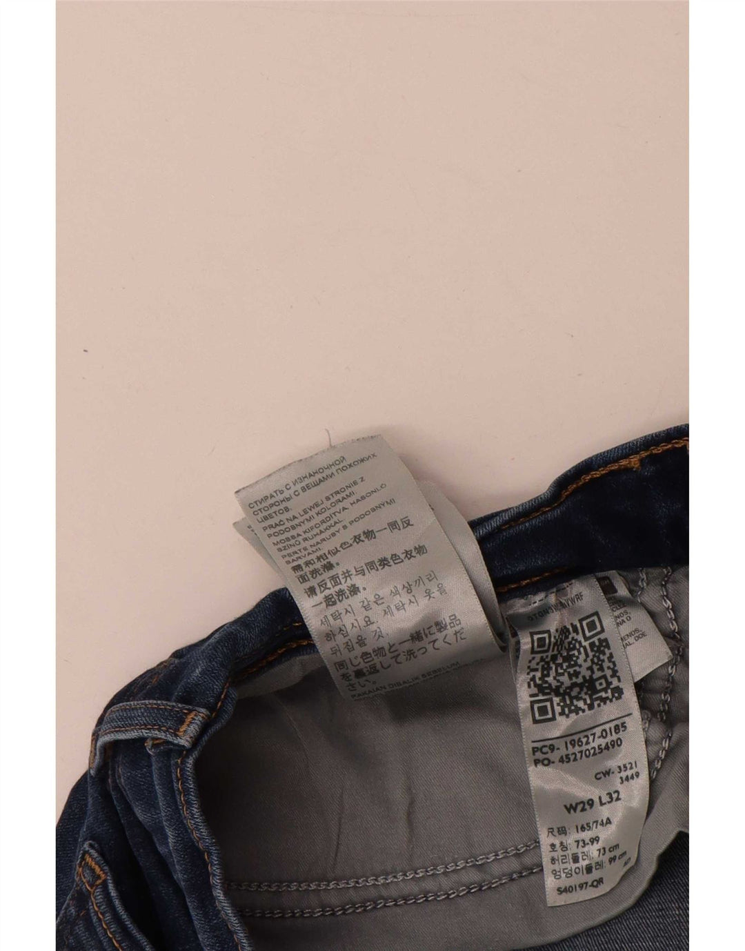 Levi's Damen 312 Shaping Slim Jeans W29 L32 Marineblau Baumwolle