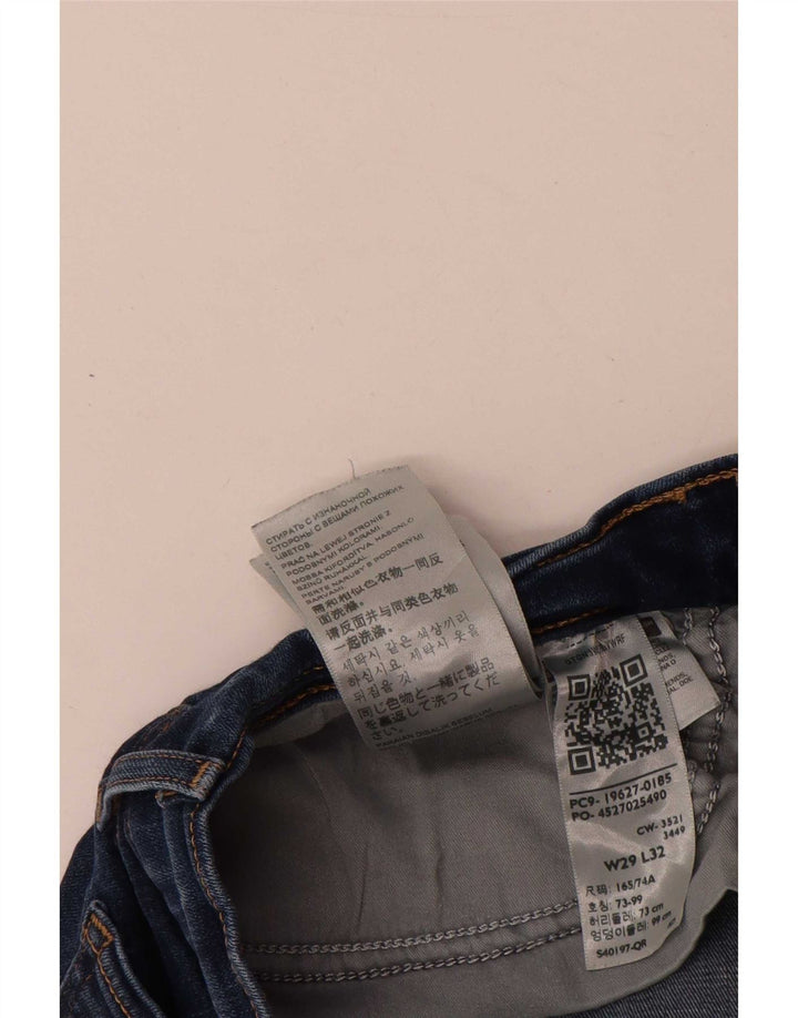Levi's Damen 312 Shaping Slim Jeans W29 L32 Marineblau Baumwolle