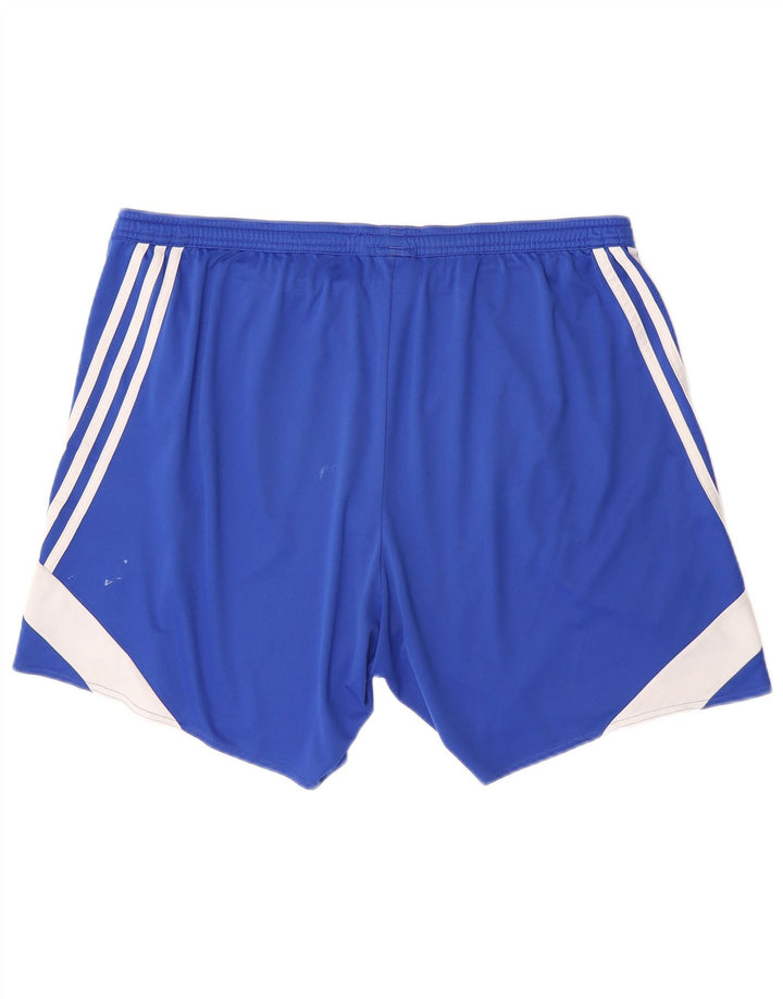 Adidas Herren Sport Shorts XL Blau Colourblock Polyester