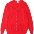 FIRST AVENUE Damen-Cardigan-Pullover UK 16 Große rote Schurwolle