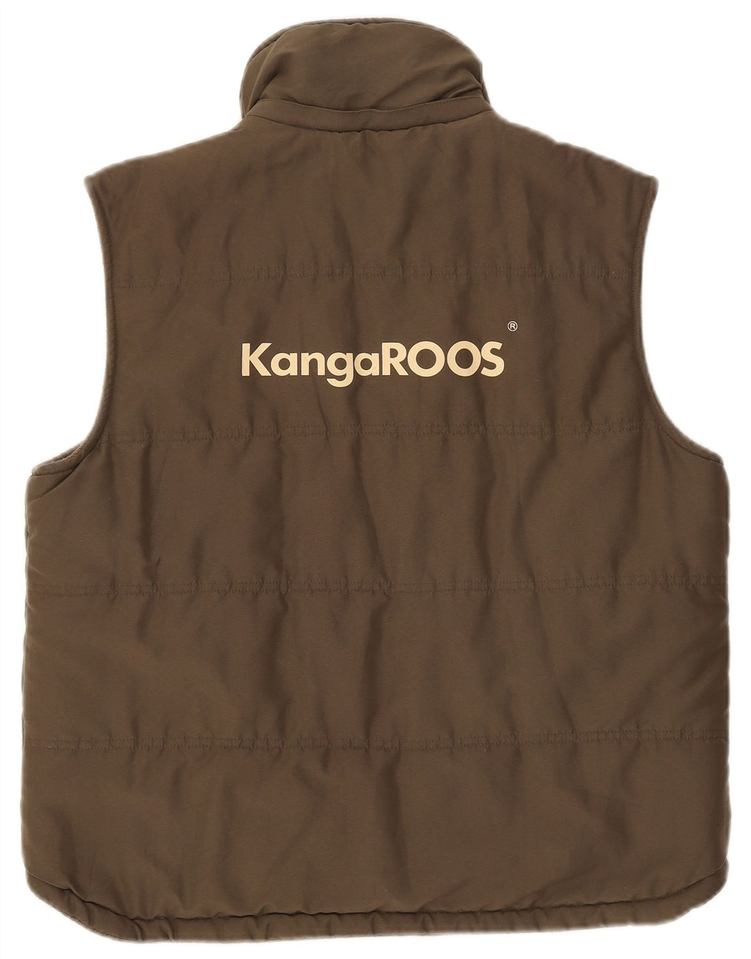 Kangaroos Damen Wattierte Weste UK 16 Large Khaki Polyester